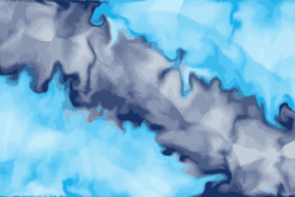 Abstract Blue Watercolor Marble BG: A Versatile Design Asset
