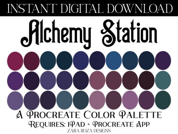 Alchemy Station Procreate Color Palette: A Practical Review for Digital Artists
