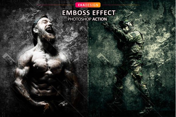 Emboss Effect Photoshop Action Guide