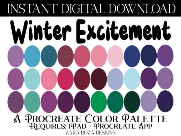 Integrating the Winter Excitement Procreate Palette into Your Digital Art Workflow