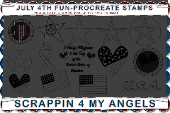 Mastering July 4th Procreate Stamps for Professional Digital Art