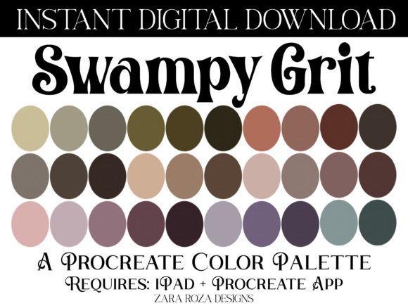 Mastering Mood and Atmosphere: The Strategic Value of the Swampy Grit Procreate Color Palette in Digital Design