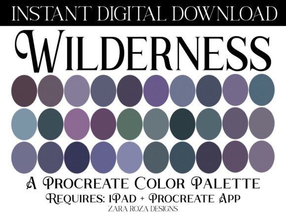 Mastering Mood and Atmosphere with the Wilderness Procreate Color Palette