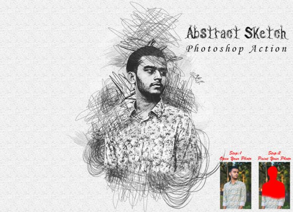 Transform Photos with Abstract Sketch Action