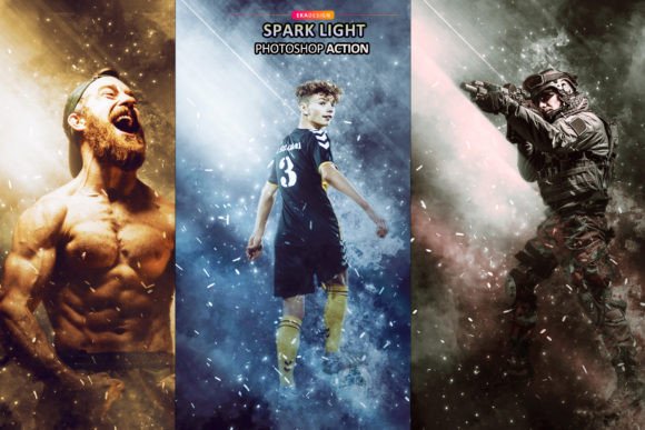 Transform Your Photos Instantly with the Spark Light Photoshop Action